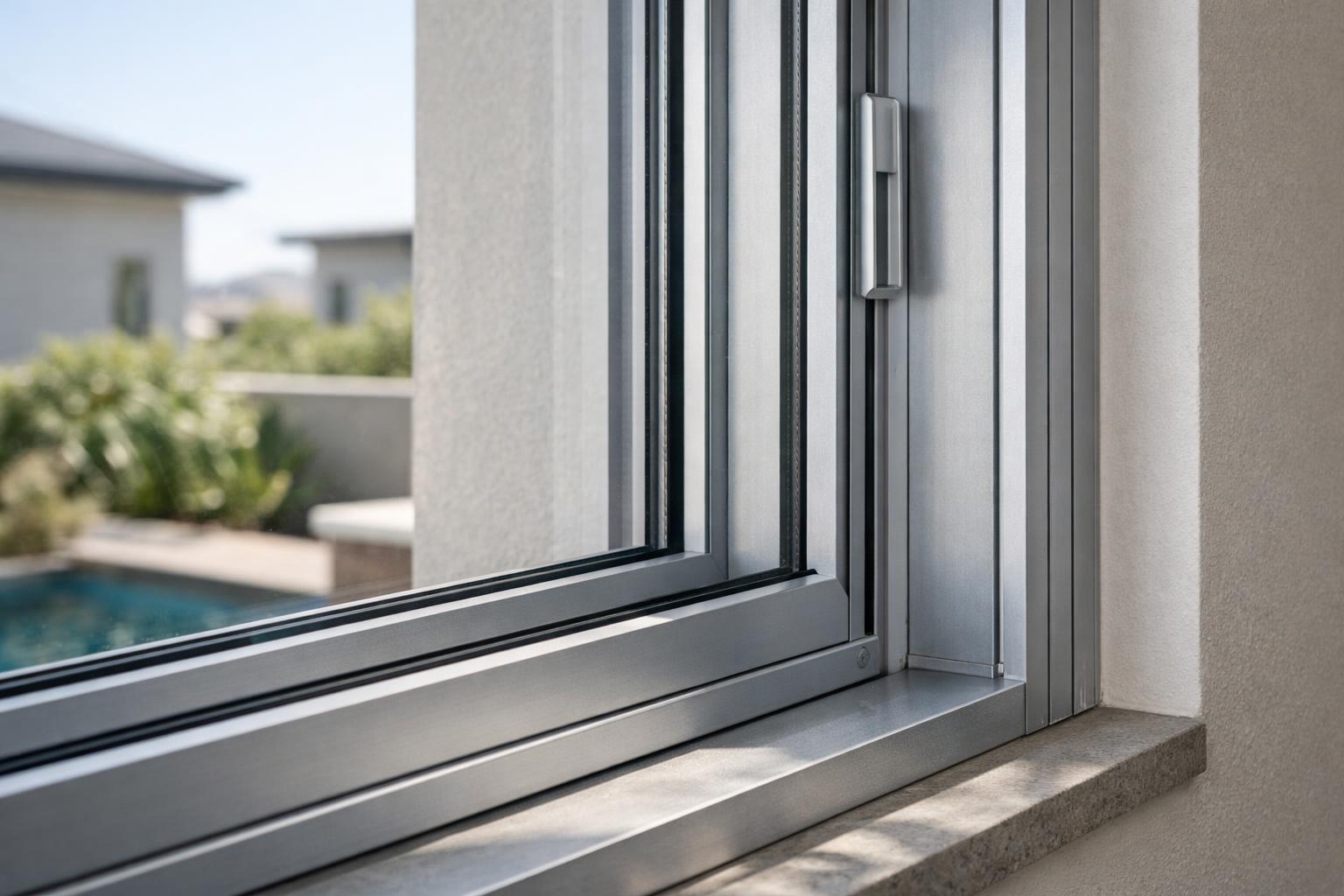 Aluminium Window Frame— Illustrative diagram