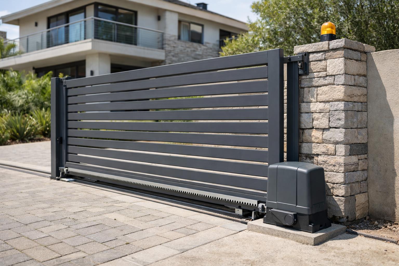 Automated Sliding Gate— Illustrative diagram