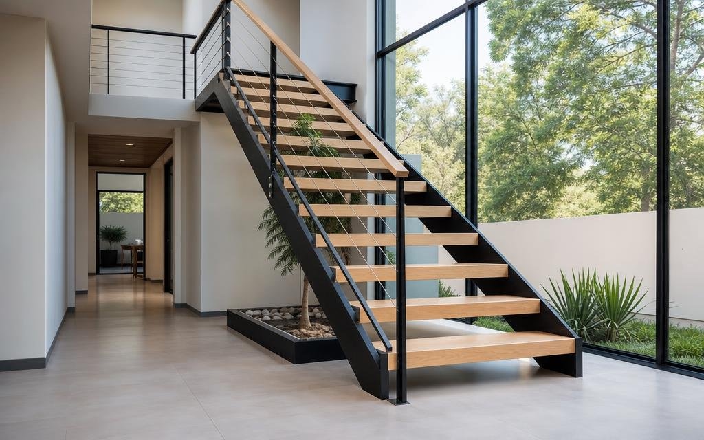 Bespoke Feature Open Plan Staircase— Illustrative diagram
