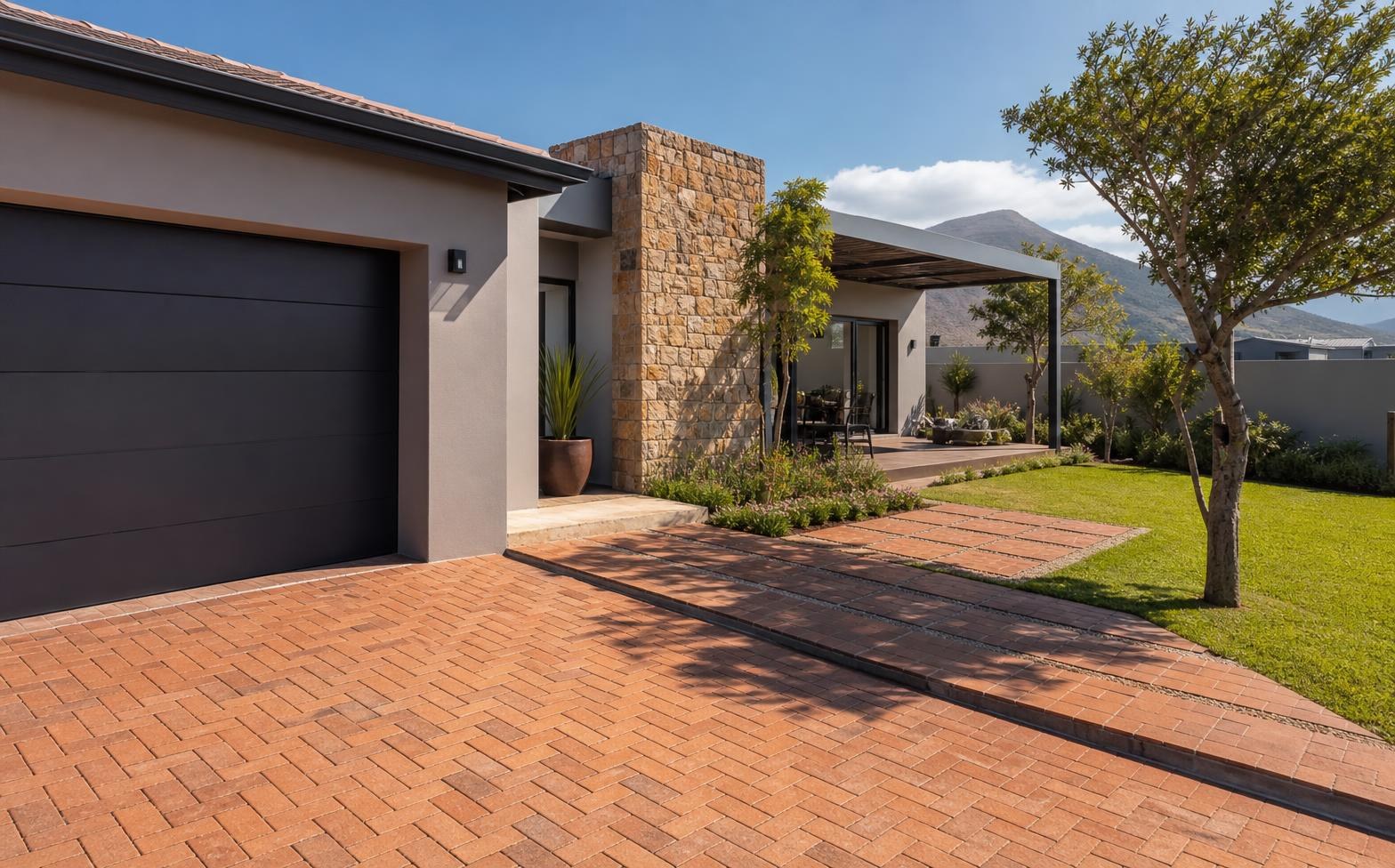 Corobrik Clay Paving Guide: Driveways, Patios and Paths for South African Homes— Illustrative diagram