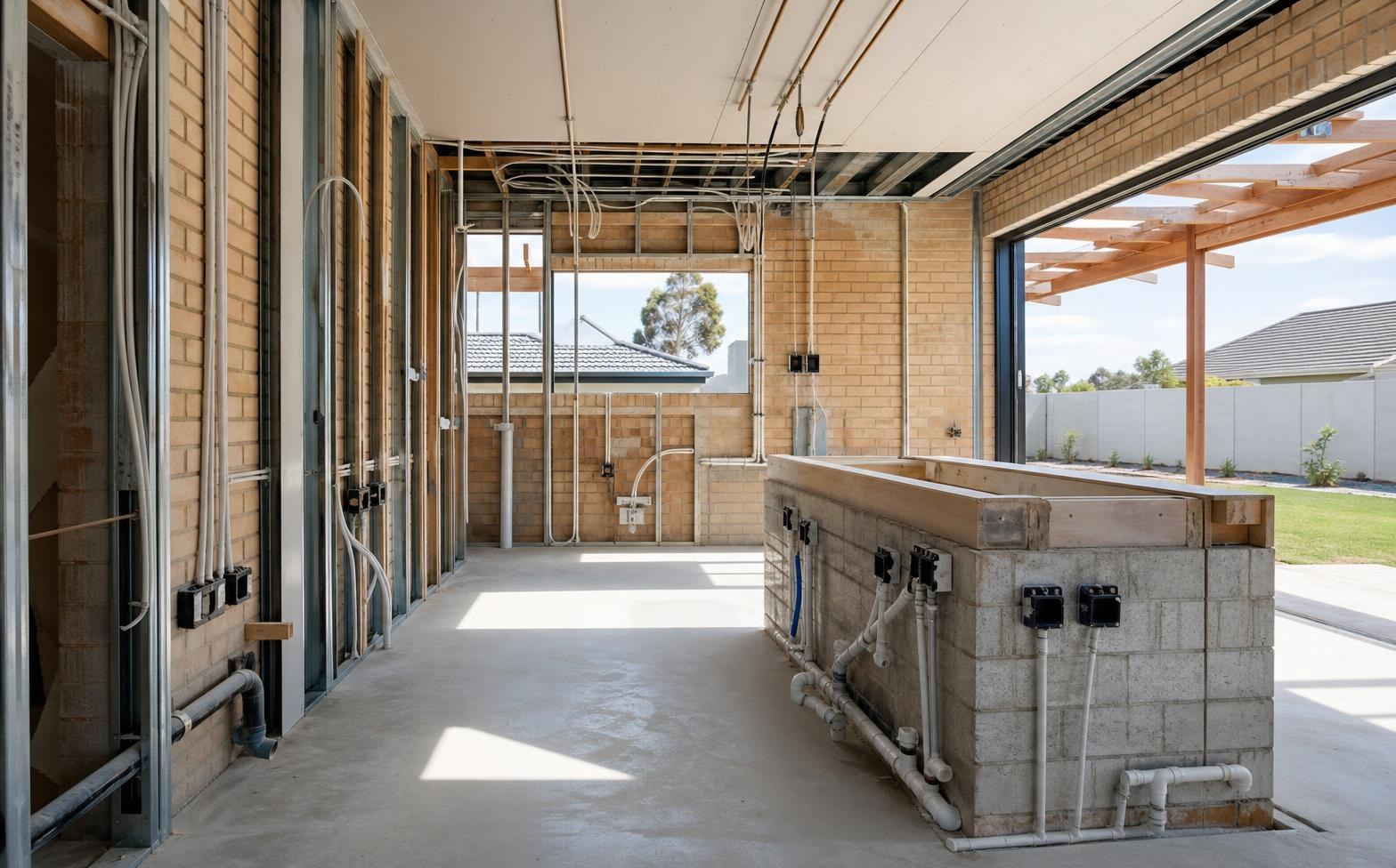 Electrical and Plumbing Rough-In Allowances for Modern South African Kitchen Extensions
