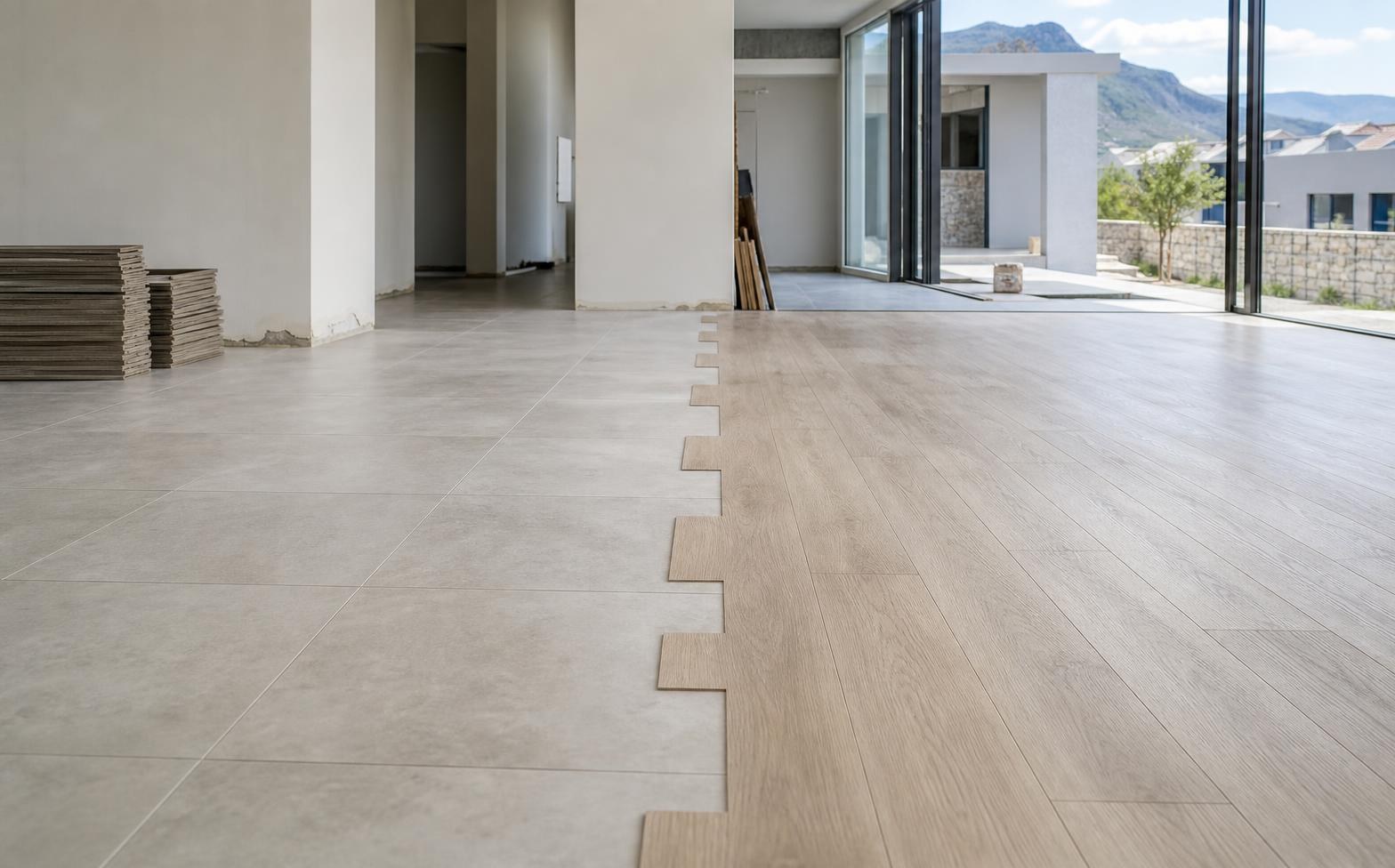 Porcelain Tiles vs LVT Vinyl Flooring: Installation Costs and Lifespan in South Africa