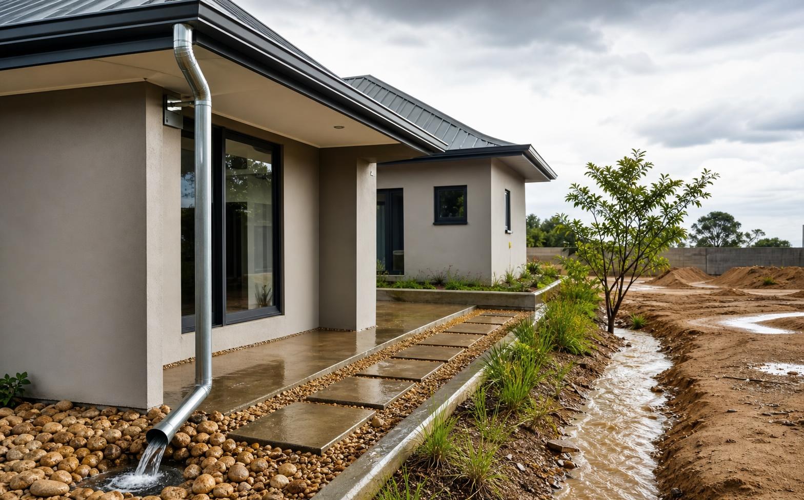 Stormwater Drainage for Homes: Gutters, Downpipes, Soakaways and Site Runoff