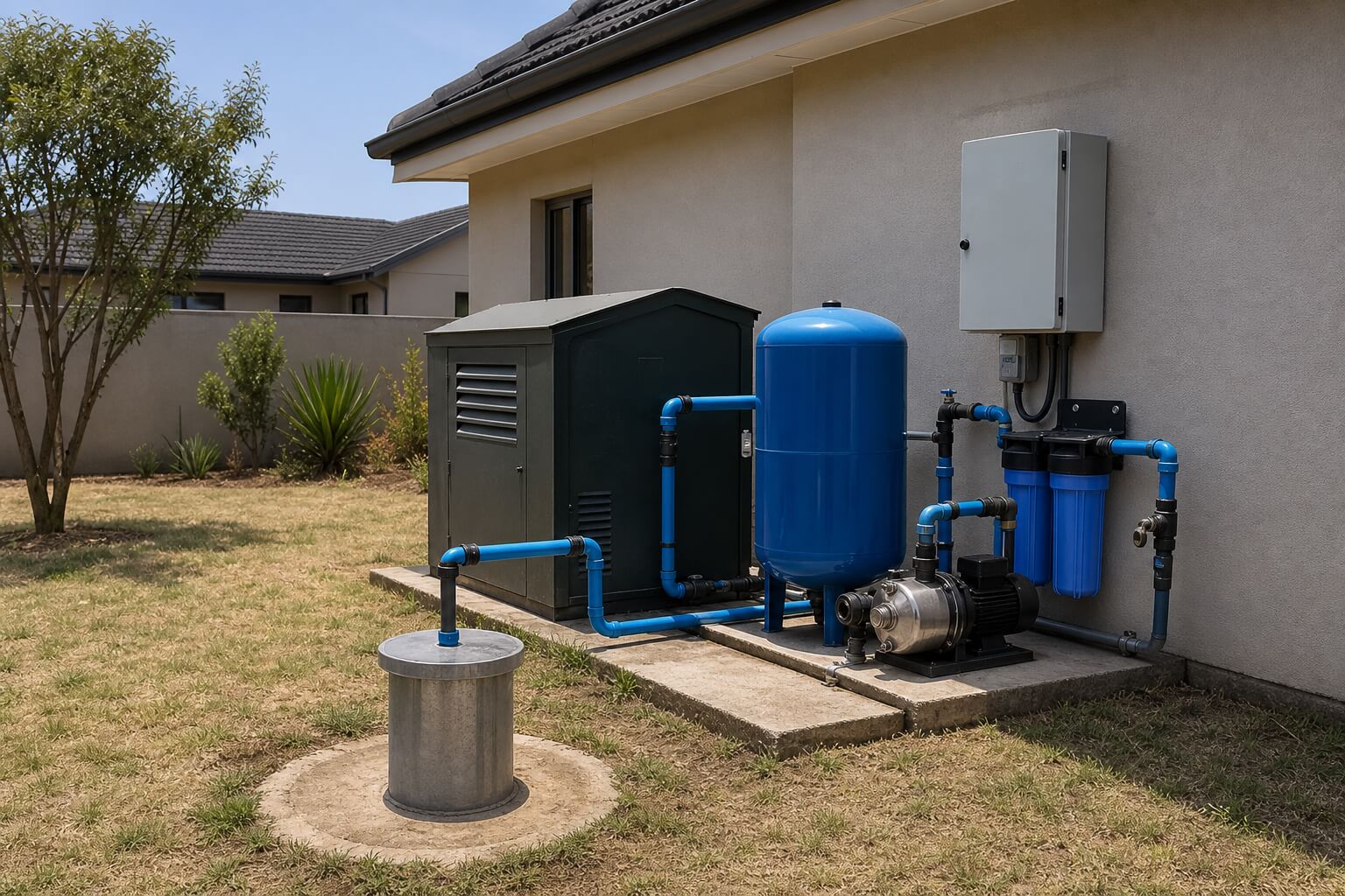 Borehole Supply— Illustrative diagram