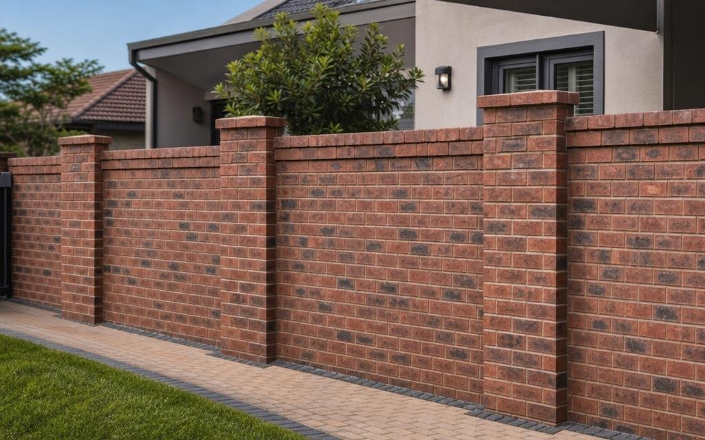 Brick / Masonry Boundary Wall— Illustrative diagram