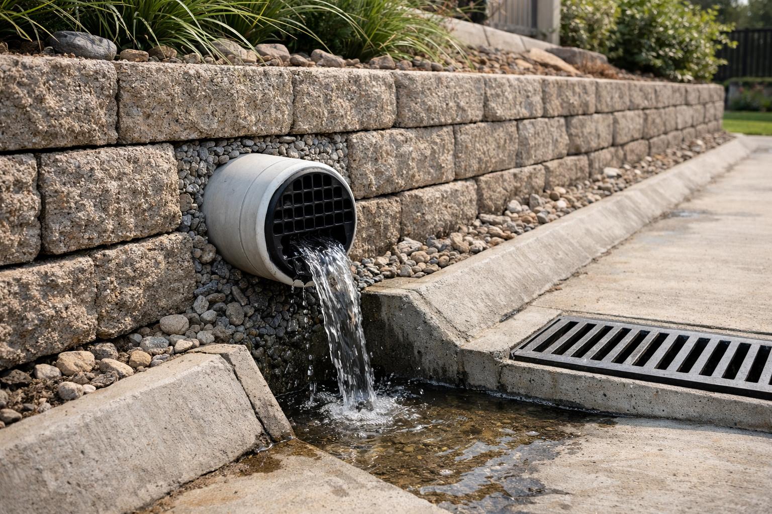 Connect to Site Stormwater System— Illustrative diagram