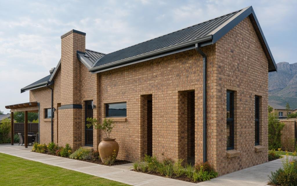Facebrick Outer Leaf (Cavity Clay Brick Wall)— Illustrative diagram