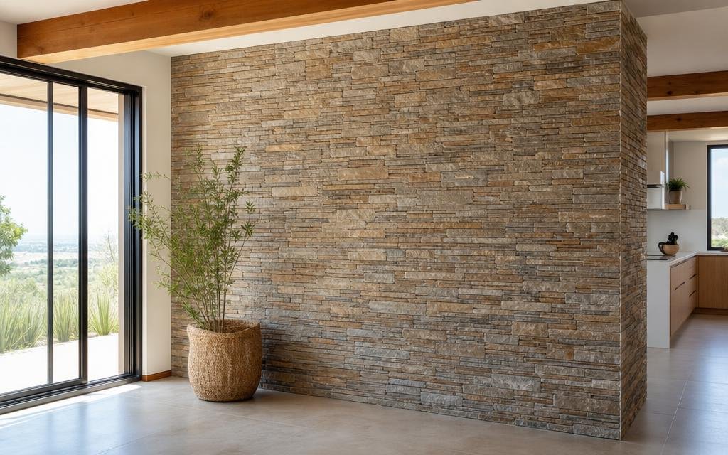 Feature Timber/Stone Details— Illustrative diagram
