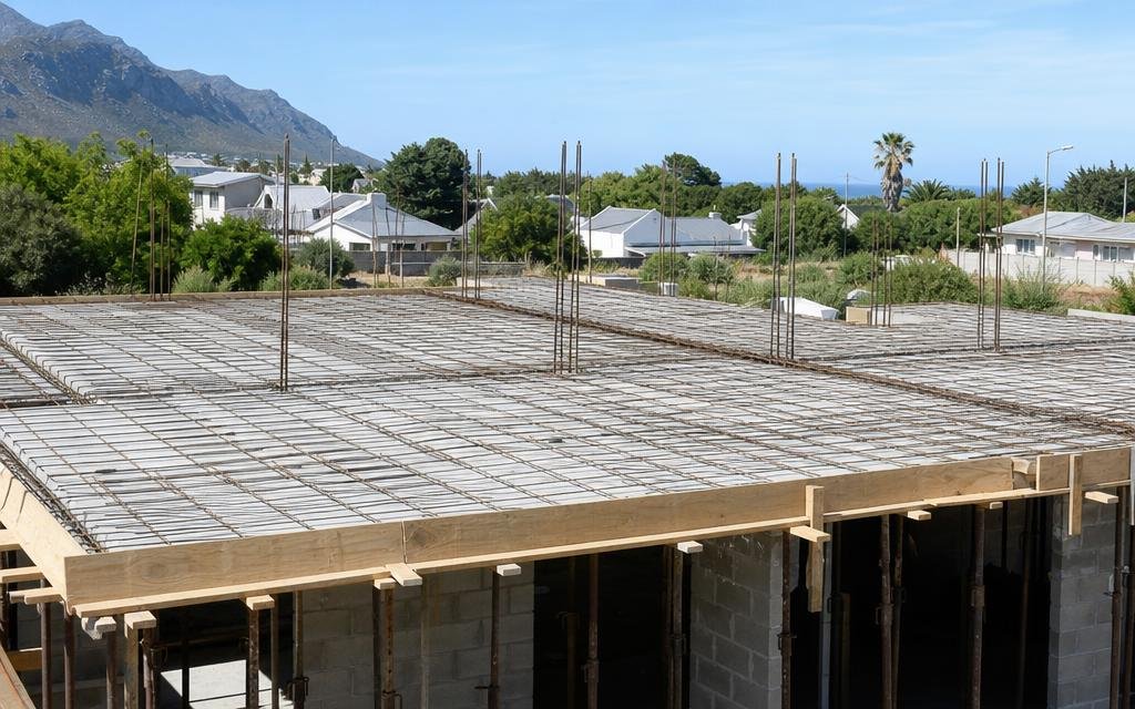 In-situ Reinforced Solid Concrete Slab— Illustrative diagram