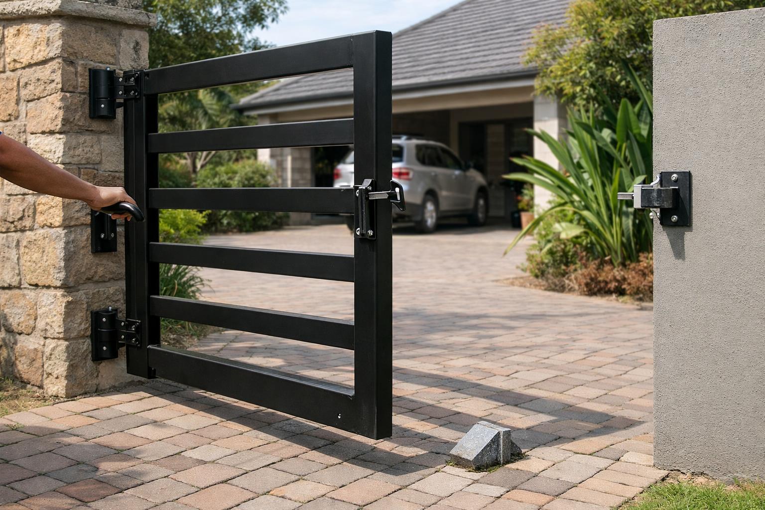 Manual Swing Gate— Illustrative diagram