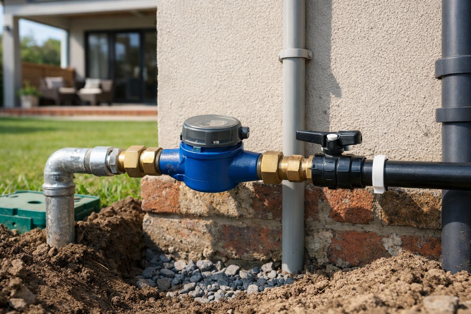 New Municipal Water Connection— Illustrative diagram