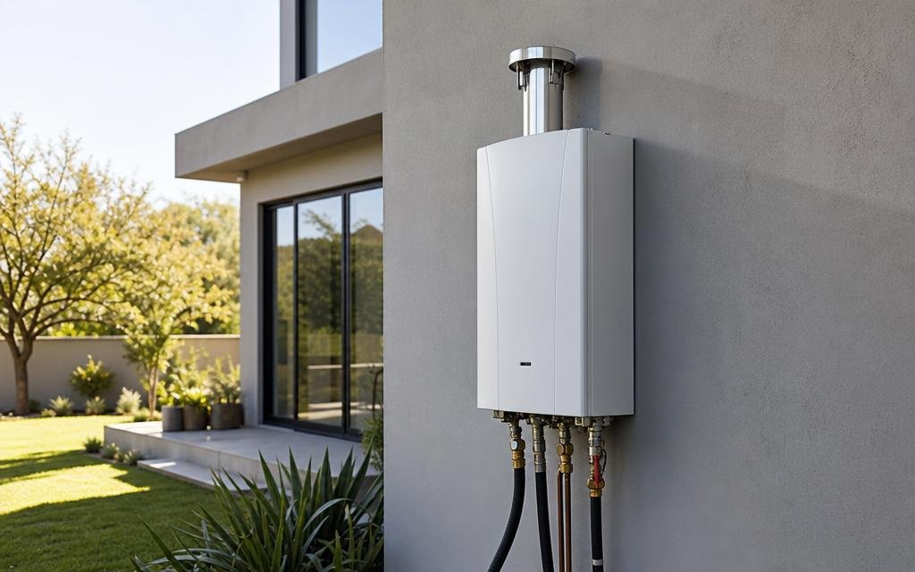 On-Demand Gas Deluge Geyser— Illustrative diagram