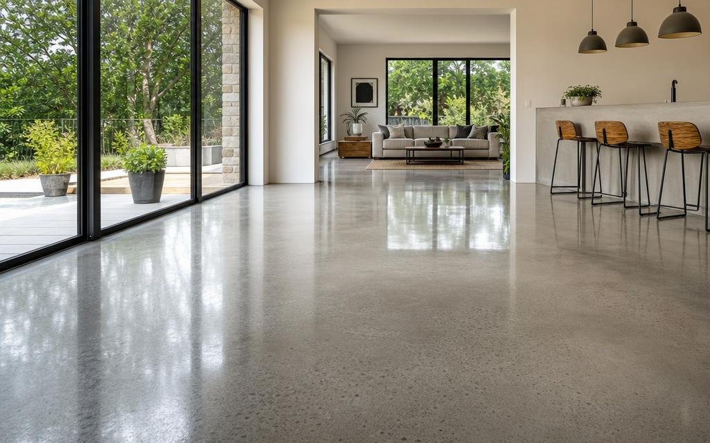 Polished Concrete Screed— Illustrative diagram