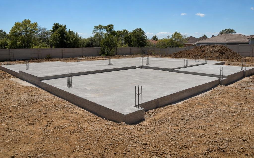 Reinforced Concrete Raft— Illustrative diagram