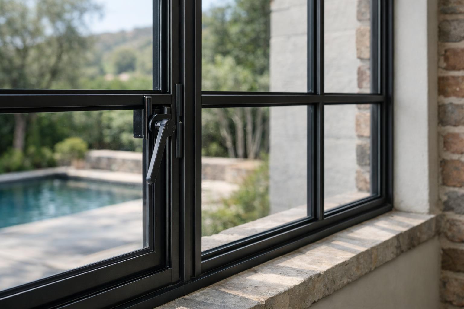 Steel Window Frame— Illustrative diagram