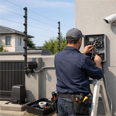 Low-voltage security, electric fence, and automation tech