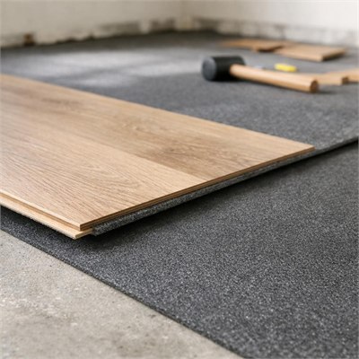 2–3mm acoustic underlay for floating timber floor