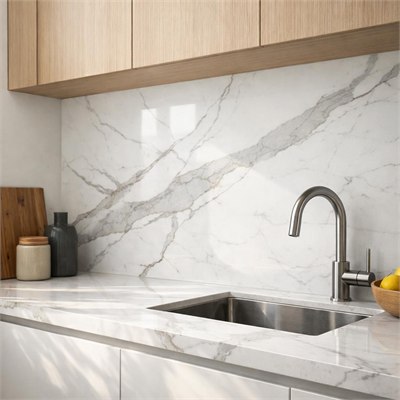 Caesarstone Premium Calacatta Quartz Slab