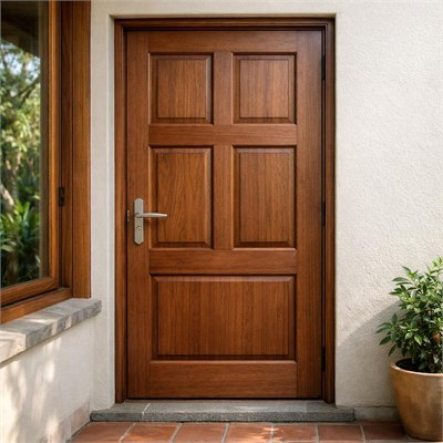 Solid Meranti Timber External Door Leaf