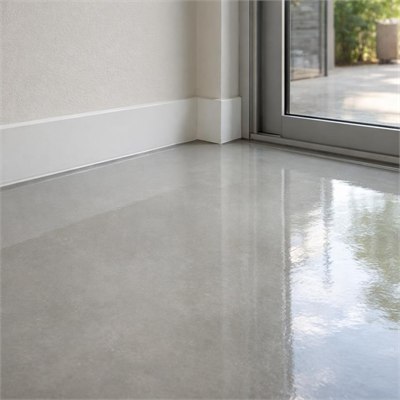 Polyurethane / acrylic floor sealer, two-coat allowance