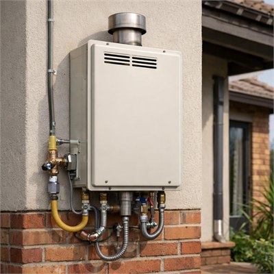 On-Demand Gas Deluge Geyser Unit