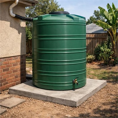 JoJo 2500L Vertical Water Tank & Base Slab Pack