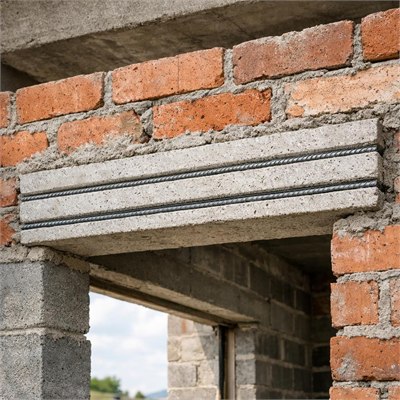 Pre-stressed concrete standard masonry lintel supply allowance