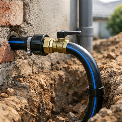 25mm Class 12 HDPE water supply pipe