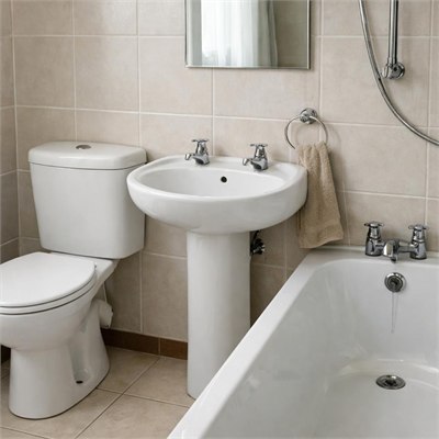 Budget grade sanitaryware and tapware pack