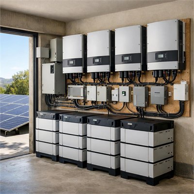 Large Solar Kit (High-capacity multi-inverter array)