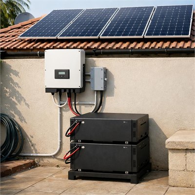 Small Solar Kit (Entry-tier inverter & battery array)