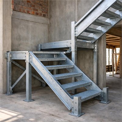 Quarter-Turn Structural Stair Framing Kit